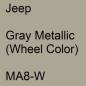 Preview: Jeep, Gray Metallic (Wheel Color), MA8-W.
